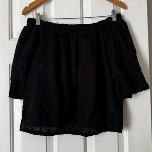 Rebecca Taylor Size 2 Off Shoulder Top 0397